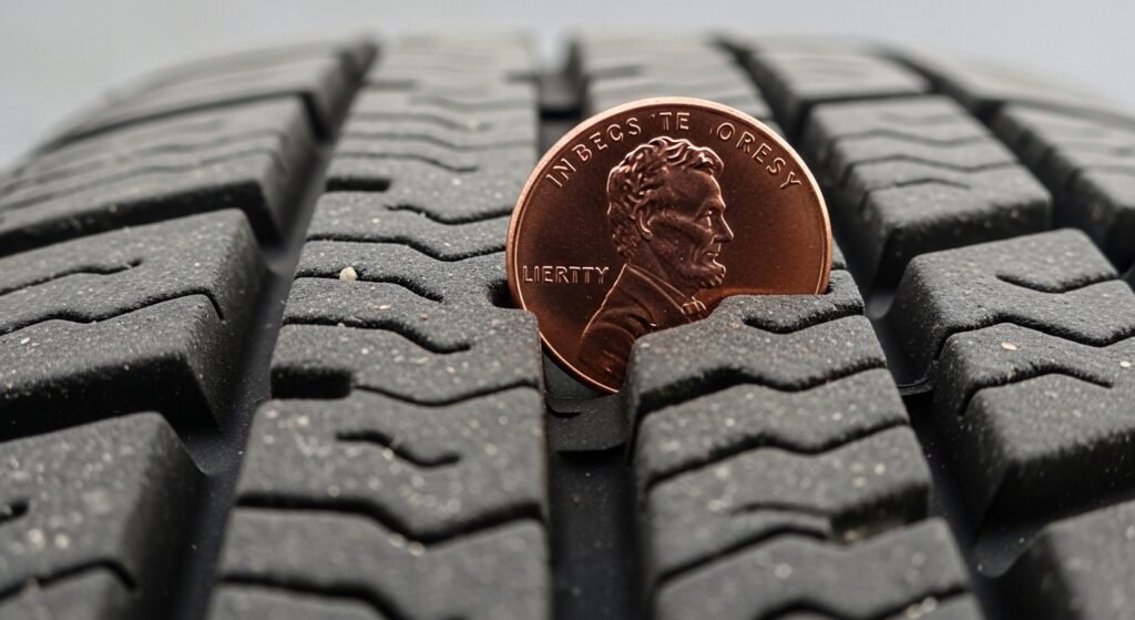 Inspecting Tire Tread Wear