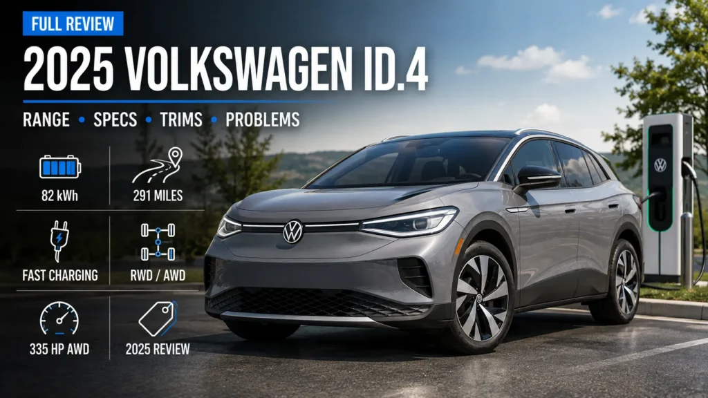 2025 Volkswagen ID.4 Review Range, Specs & Trims
