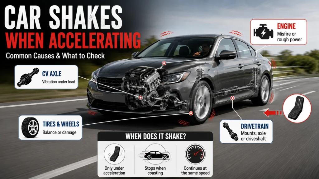 Car Shakes When Accelerating Causes and What to Check