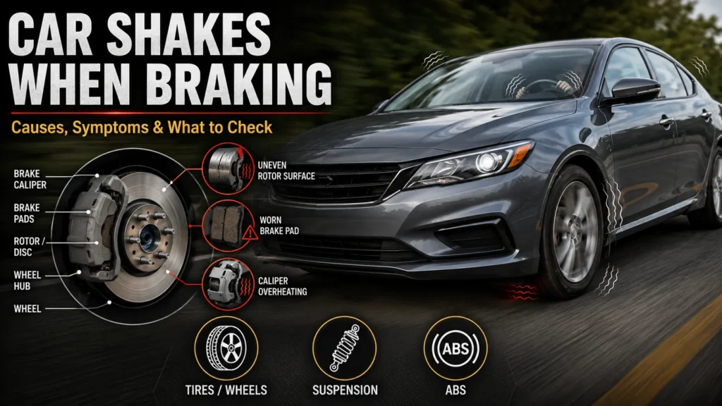 Car Shakes When Braking Causes and Fixes