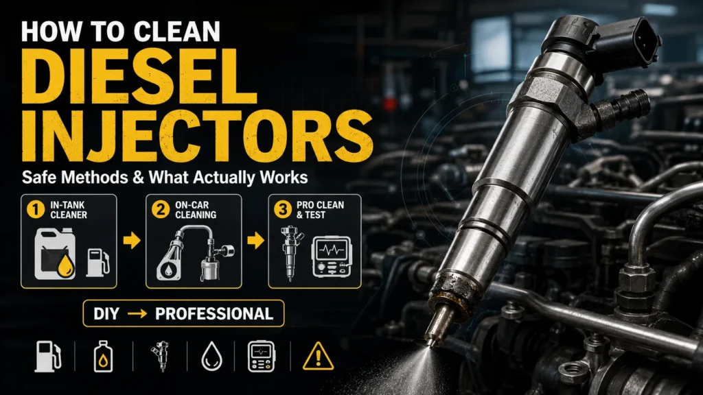 How to Clean Diesel Injectors Without Removing Them