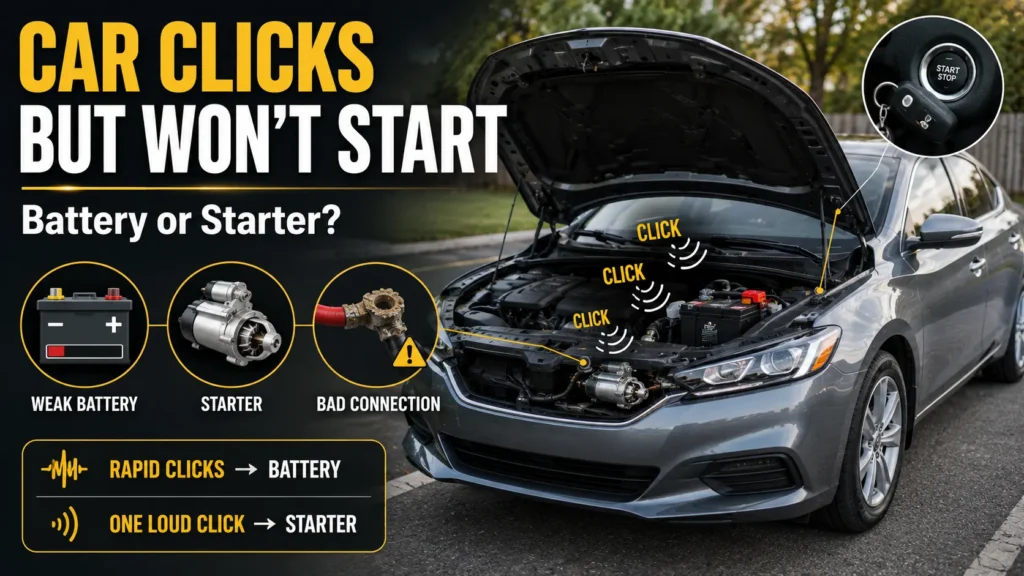 Why Is My Car Clicking When Trying to Start